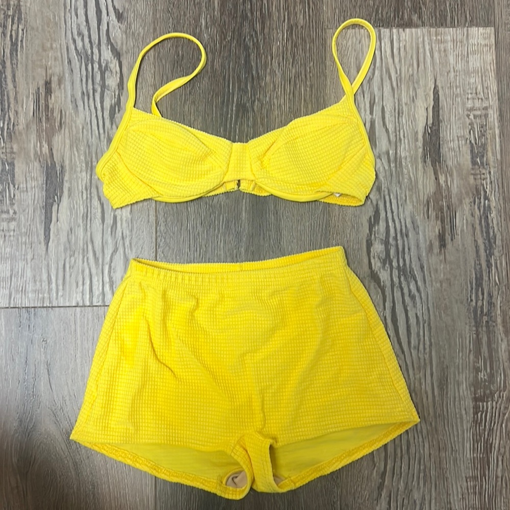 Vintage 90s yellow bikini